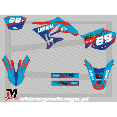 YAMACHA DT 50 Blue and Red, 69