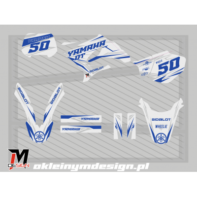 YAMACHA DT 50 Grey and Blue 50