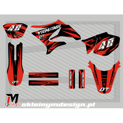 YAMACHA DT 50 Red and...