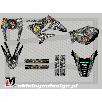 YAMACHA DT 50 Black, Gold,...