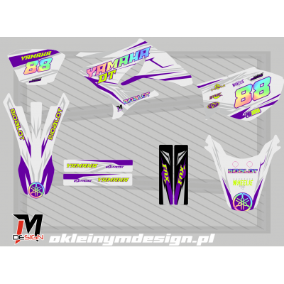 YAMACHA DT 50 Grey, Purple,...