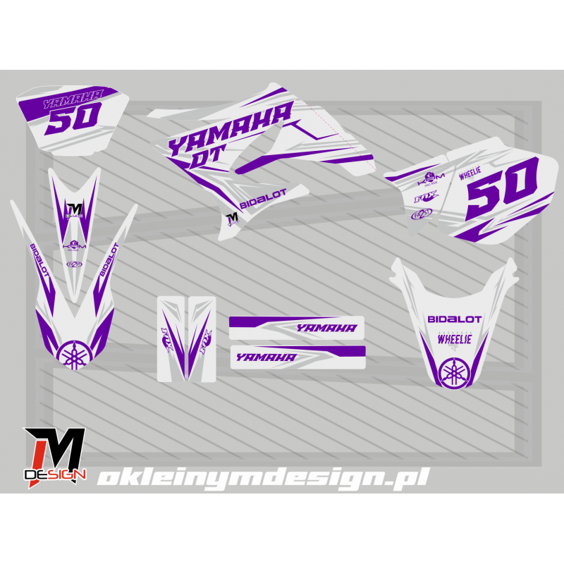 YAMACHA DT 50  Grey and Purple, 50