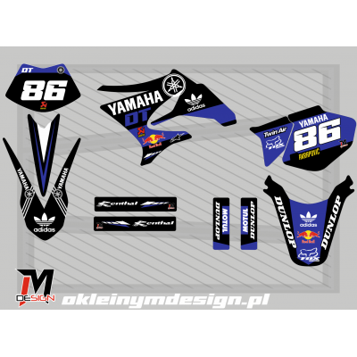 YAMACHA DT 50 Black and...