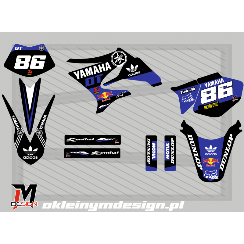 YAMACHA DT 50 Black and Blue, 86