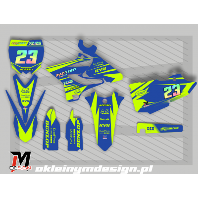 YAMAHA YZ 125 / 250 Blue...