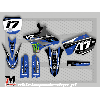 YAMAHA YZ 125 / 250 Blue,...