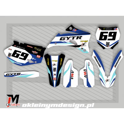 YAMAHA YZF White and Blue, 69