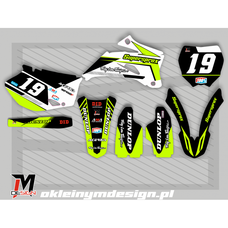 YAMAHA YZF Green and Black, 19