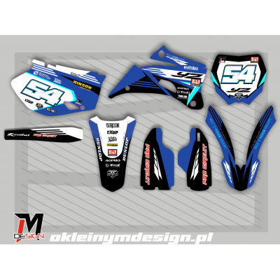 YAMAHA YZF Blue and White, 54