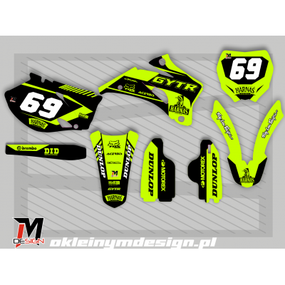 YAMAHA YZF Green and Black, 69