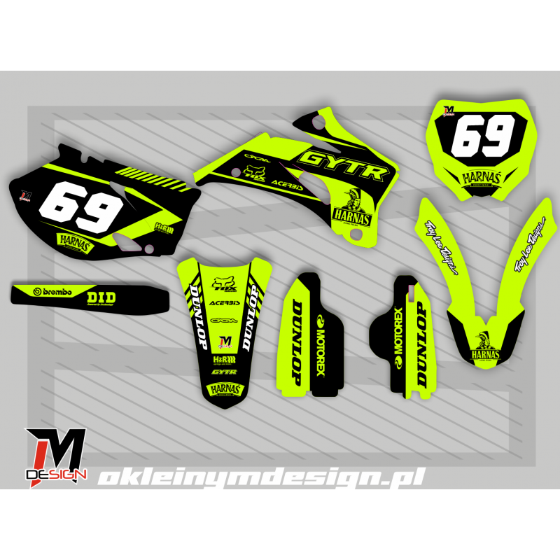 YAMAHA YZF Green and Black, 69