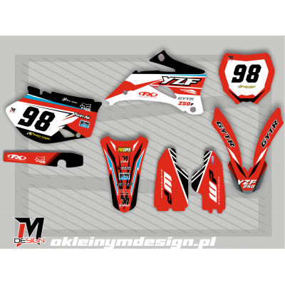 YAMAHA YZF Red and White, 98