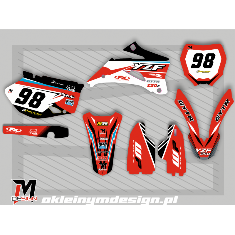 YAMAHA YZF Red and White, 98