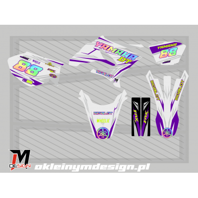 YAMAHA DT 125 White,  holo 88