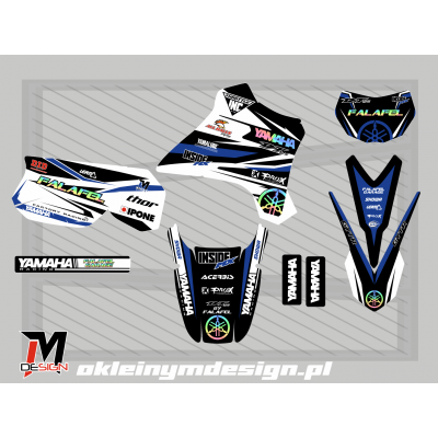 YAMAHA DT 125 Black, White...