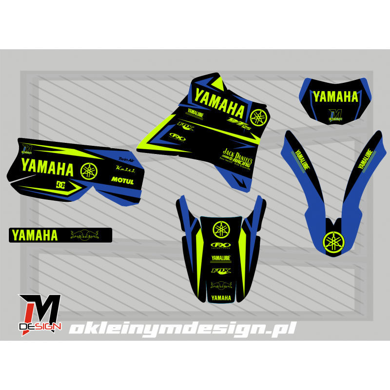 YAMAHA DT 125 Blue and Green