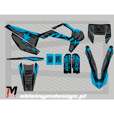 Asix XT 97 okleina BLUE