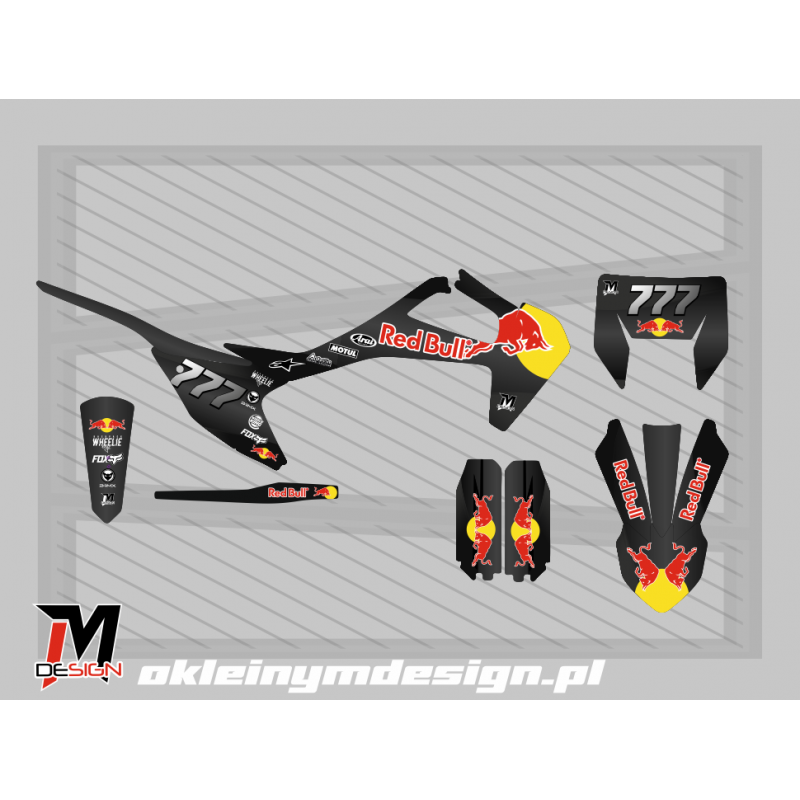 ASIX DT140 GREY AND BLACK RED BULL 777