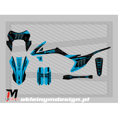XMOTOS XB66 LIGHT BLUE AND...