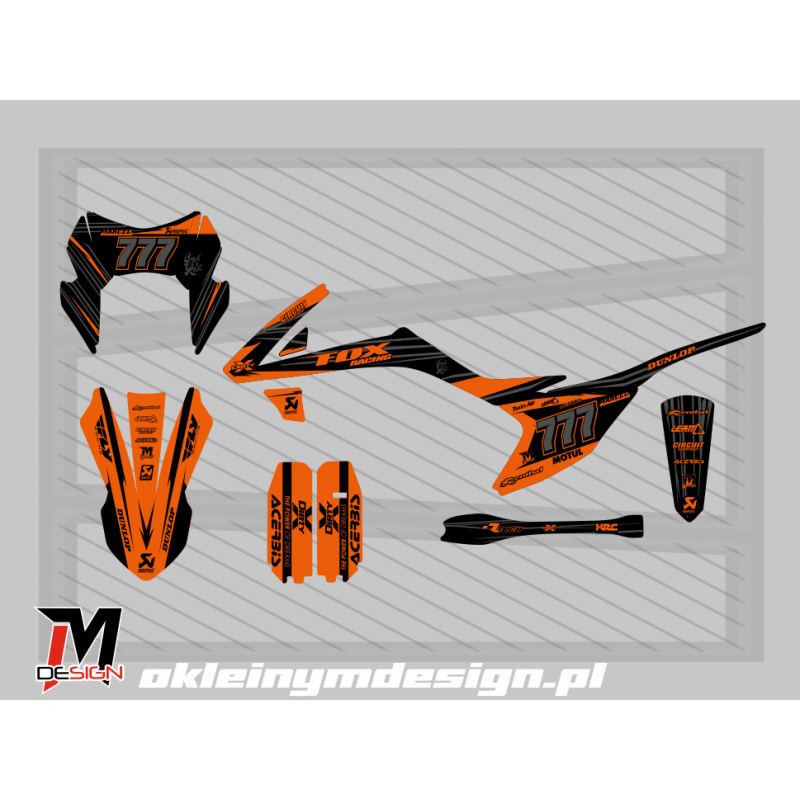 XMOTOS XB66 ORANGE AND BLACK 777