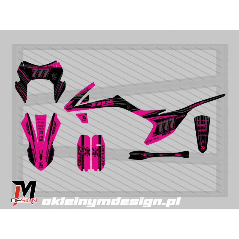 XMOTOS XB66 PINK AND BLACK 777
