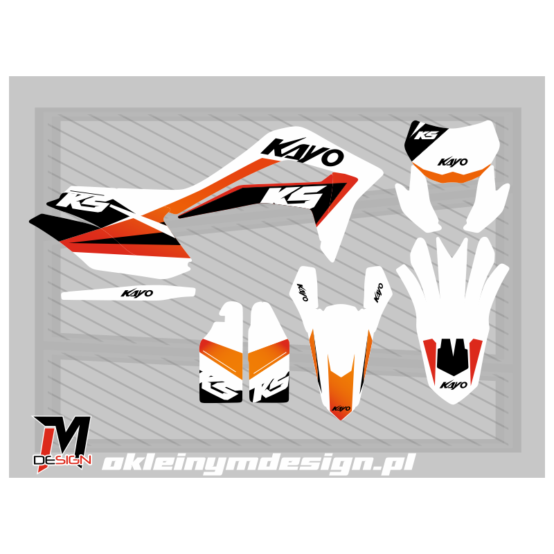 KAYO K5 WHITE AND ORANGE