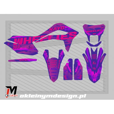 KAYO K5 PURPLE AND PINK 300