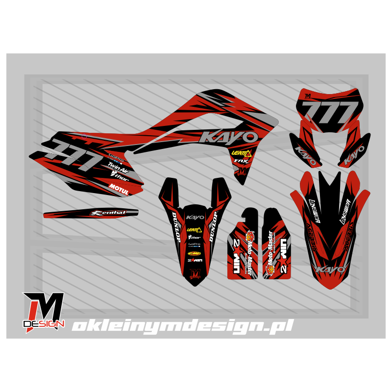 KAYO K5 ORANGE, BLACK AND GRAY 777
