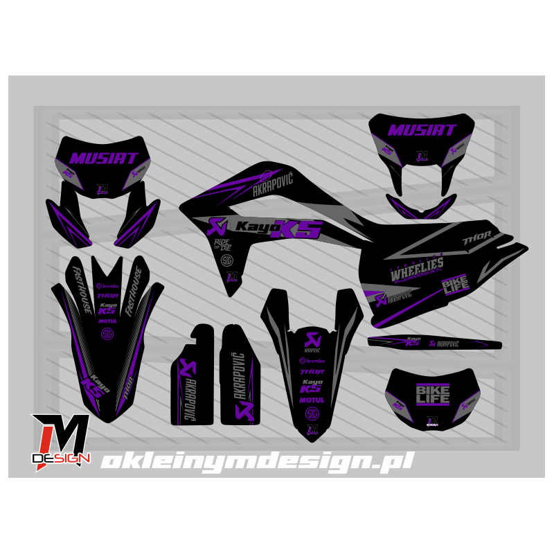 KAYO K5 BLACK, GRAY AND PURPLE