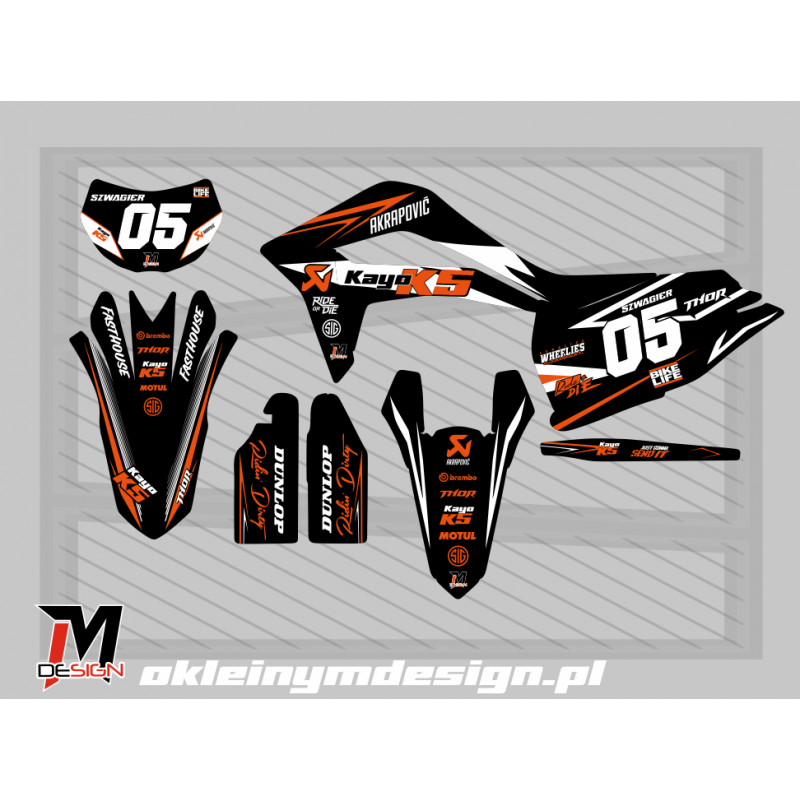 KAYO K5 BLACK, WHITE AND ORANGE 05