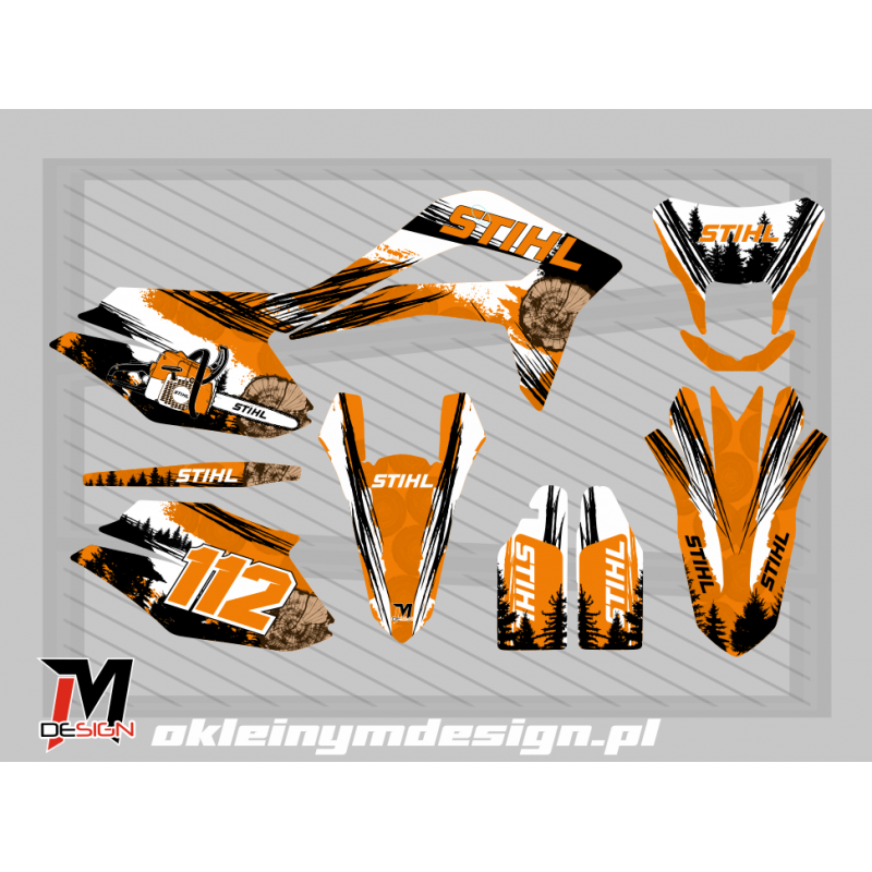 KAYO K5 ORANGE, BLACK AND WHITE STIHL
