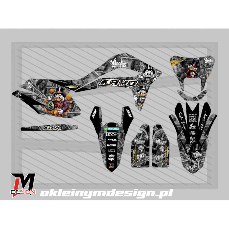 KAYO K5 DOLAR PATTERN, BLACK AND WHITE