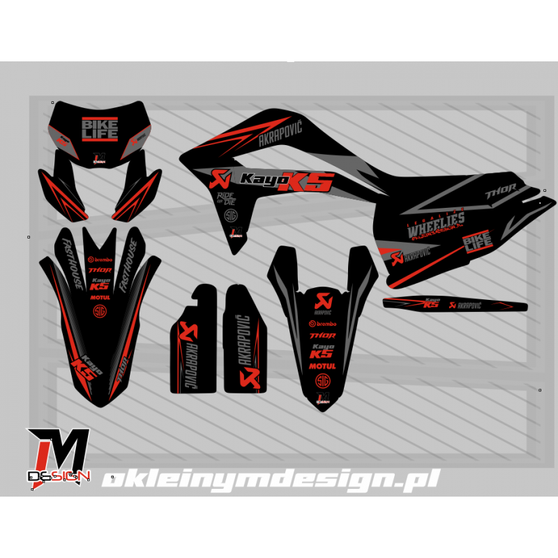 KAYO K5 BLACK, GRAY AND ORANGE