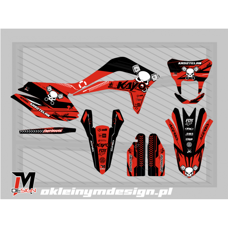 KAYO K5 BLACK, ORANGE AND WHITE