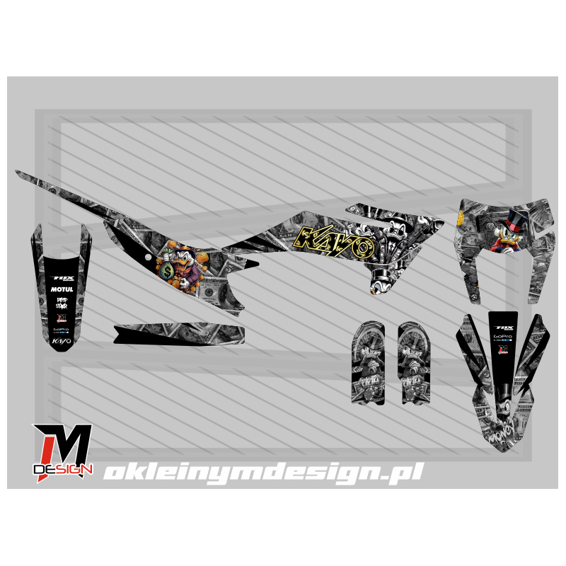 KAYO K2 2026 BLACK AND GOLD, DOLAR PATTERN