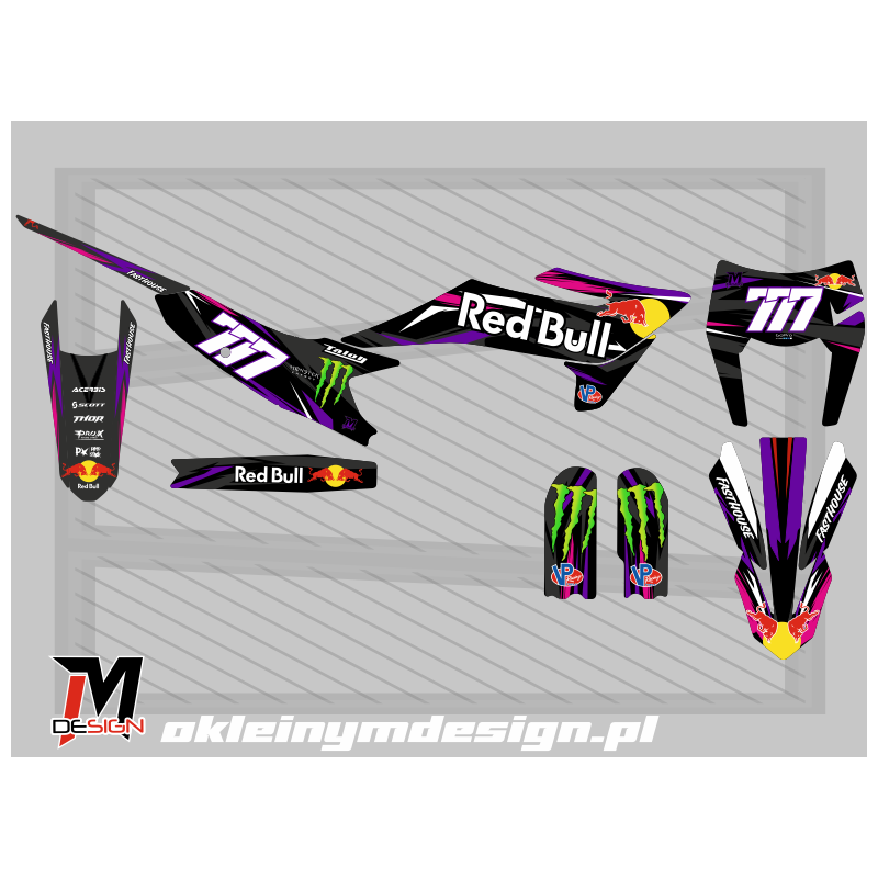 KAYO K2 2026 GRAY, WHITE AND PURPLE, RED BULL 777