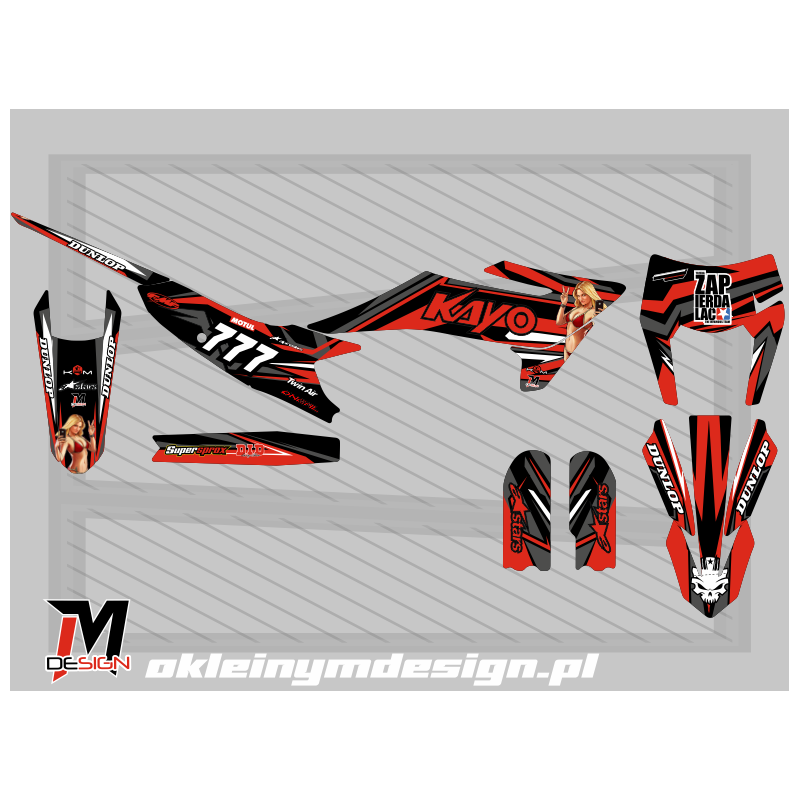 KAYO K2 2026 ORANGE, BLACK AND GRAY, 777