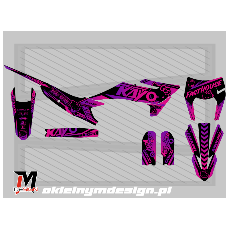 KAYO K2 2026 BLACK, PINK AND PURPLE