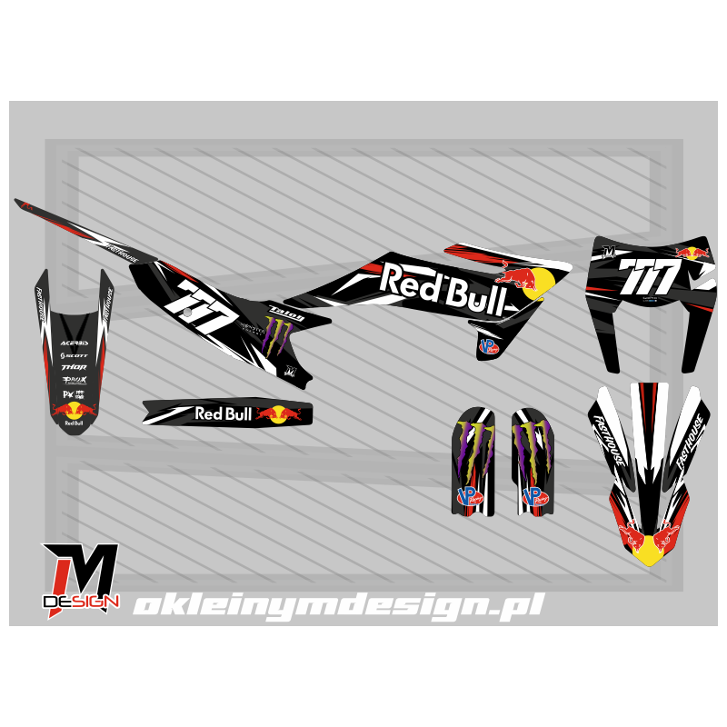 KAYO K2 2026 WHITE, BLACK AND GRAY, RED BULL 777