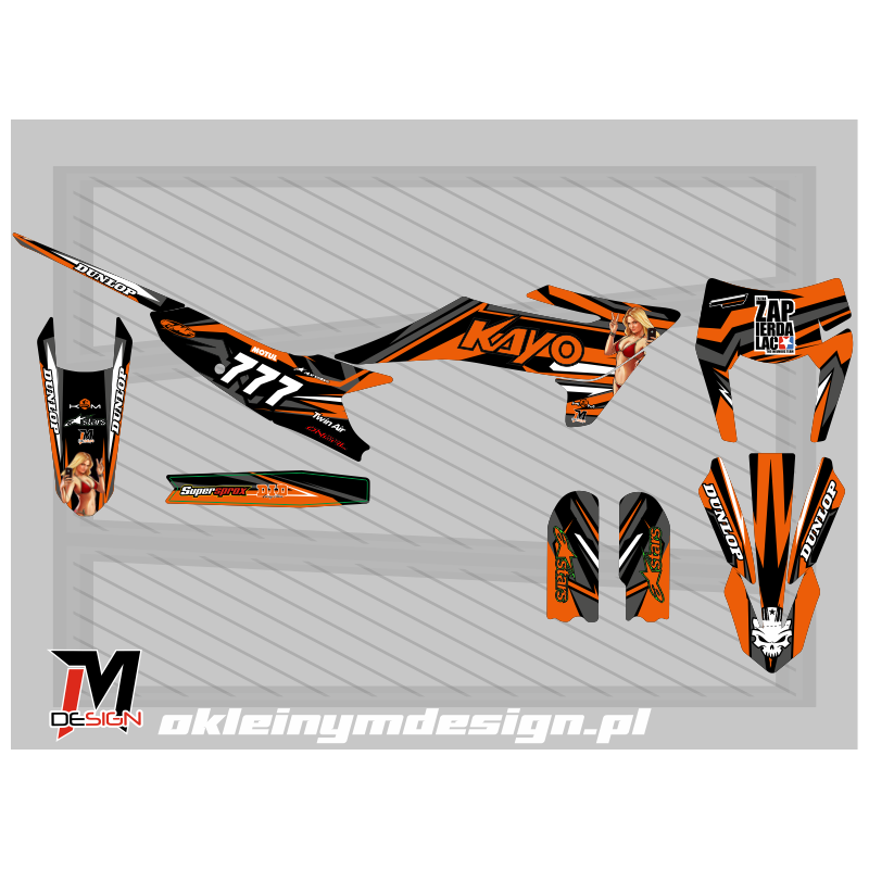 KAYO K2 2026 ORANGE, BLACK AND GRAY, 777
