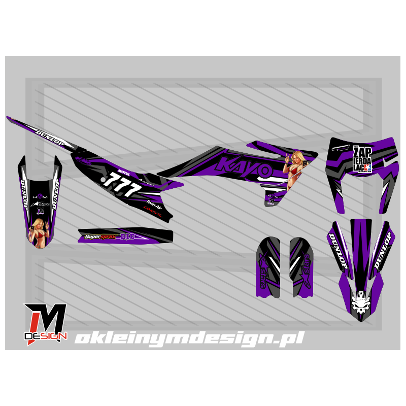 KAYO K2 2026 PURPLE, BLACK AND GRAY, 777