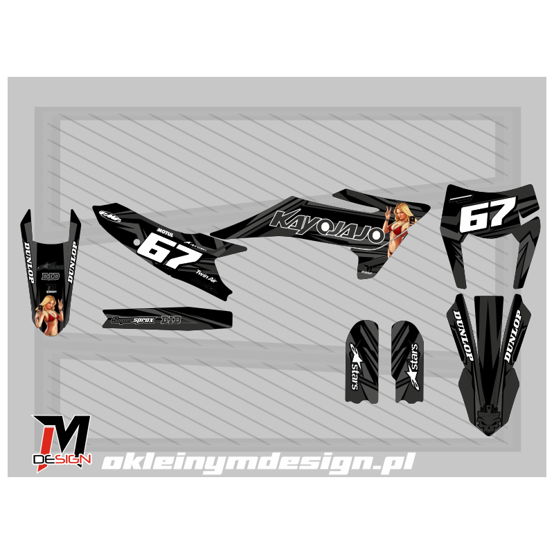 KAYO K2 2026 BLACK, GRAY AND WHITE, RED BULL 67
