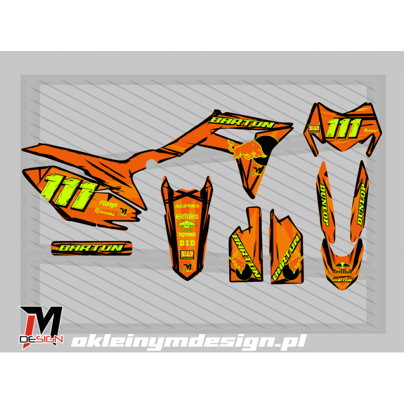 BARTON NXT 250/300 ORANGE AND YELLOW, 111