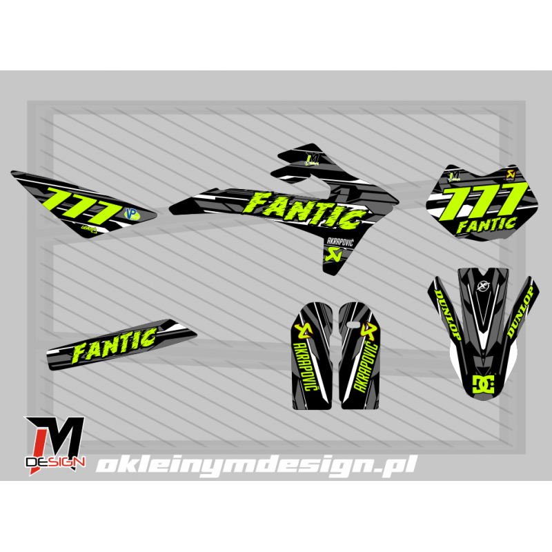 FNATIC XMF 125M GRAY AND YELLOW, 777