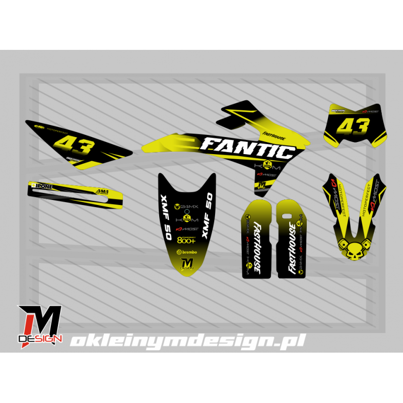 FNATIC XMF 125M BLACK AND YELLOW, 43 V2