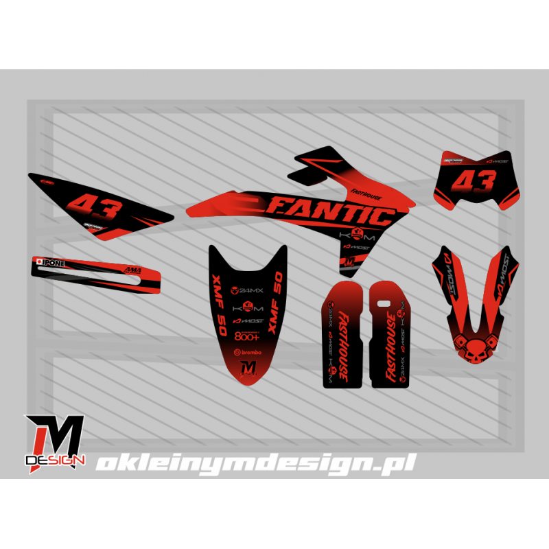 FNATIC XMF 125M BLACK AND RED, 43