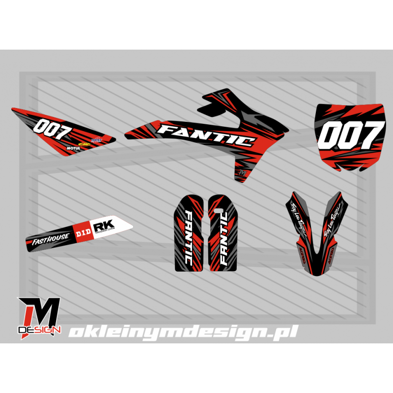 FNATIC XMF 125M ORANGE, GRAY AND WHITE, 007