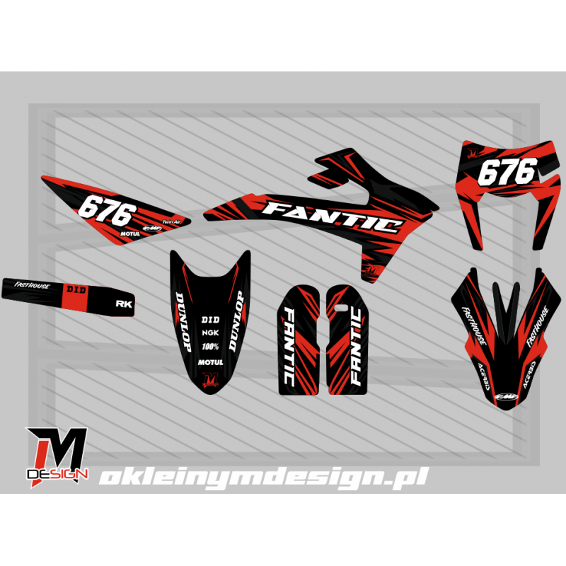FNATIC XMF 125M ORANGE, BLACK AND WHITE, 676