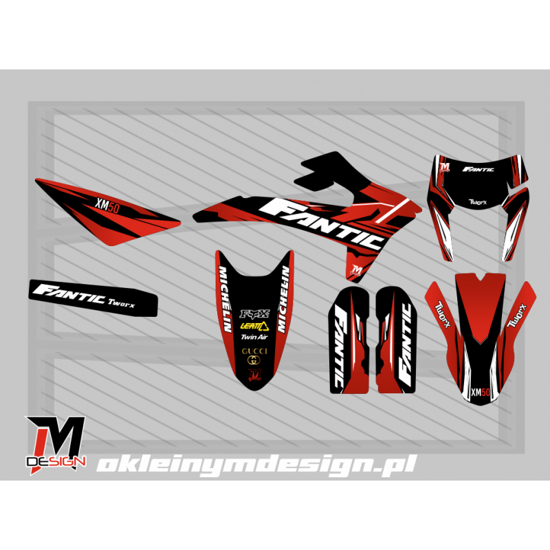FNATIC XMF 125M ORANGE, BLACK AND WHITE