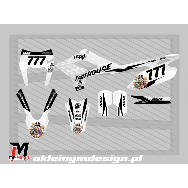 XMOTOS XB88 WHITE AND BLACK, 777 V2